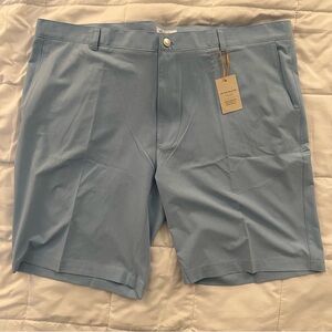 Peter Millar Shackleford Performance Hybrid Golf Shorts | Men’s 44 | Blue NEW